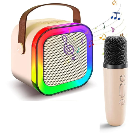 MINI PARLANTE CON MICROFONO USB RGB